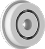 Dry-Running Flanged Ball Bearings