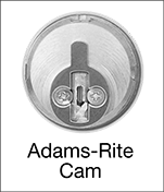 Image of Specification. Front orientation. Contains Annotated, Border. Adams-Rite Cam.