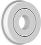 Image of Product. Front orientation. Ball Bearings. Dry-Running Flanged Ball Bearings, Shielded.