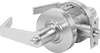 Keyed Alike Key- and Button-Locking Door Handles