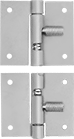 Image of Product. Front orientation. Hinges. Pull-Release Quick-Disconnect Latch Hinges, Style 2.
