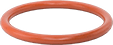 Image of Product. Bottom orientation. O-Rings. High-Temperature Metal- and X-Ray-Detectable Silicone O-Rings.