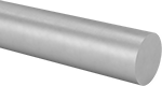 Image of Product. Front orientation. Stainless Steel. Tight-Tolerance Hardened Ultra-Wear-Resistant 440C Stainless Steel Rods.