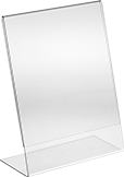 Image of Product. Front orientation. Sign Holders. Slanted Table-Top Sign Holders .