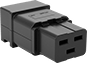 Image of Product. Socket. Front orientation. Power Connectors. IEC Connectors, Sockets, Single—Unshielded.