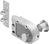 Image of Product. Front orientation. Deadbolt Locks. Pry-Resistant Turnpiece- and Key-Locking Deadbolt Locks Deadbolt Locks.