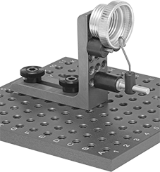 Image of ProductInUse. Front orientation. Coordinate Measuring Machine Plates and Fixtures. Fixturing for Parts Inspection, Angle Brackets.
