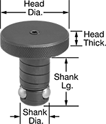Image of Product. Front orientation. Contains Annotated. Fixture Clamps. Ball-Lock Quick-Change Fixture Clamps, Clamps.