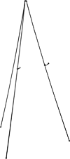 Image of Product. Front orientation. Easels. Tripod Easels, Plastic.