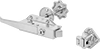 Keyed Push-to-Close Locking Latches with Handle and Emergency Release