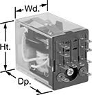 Image of Product. Front orientation. Contains Annotated. Latching Relays. Latching Relays, 10 Terminals.