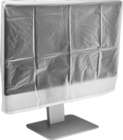 Image of ProductInUse. Front orientation. Monitor Covers. Screen Covers, For Flat-Panel Monitors.