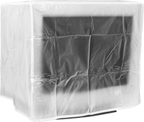 Image of ProductInUse. Front orientation. Monitor Covers. Screen Covers, For Analog Monitors.