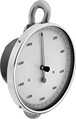 Image of Product. Front orientation. Force Gauges. Large Dial Tension Force Gauges with Scale .