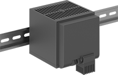 Image of ProductInUse. Front orientation. Space Heaters. DIN-Rail Enclosure Space Heaters , Fixed Actuation Point, Thermostat Control.