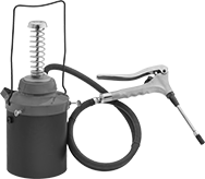 Image of ProductInUse. Style A (Container Not Included). Front orientation. Grease Dispensers. Dual-Output Container-Mount Grease Dispensers, For 7 lb. Pail, Style A.