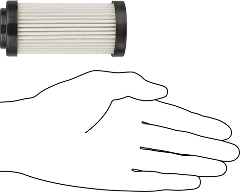 Image of Product. Side1 orientation. Contains SizingReference. Filter Cartridge for Hydraulic Oil Filters, 6 Micron, Hydac Betterfit #1.11.08D06Bn.