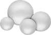 Clear Impact-Resistant Polycarbonate Balls