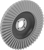 Arbor-Mount Flap Sanding Discs for Soft Metals, Plastic, and Rubber