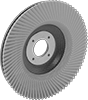 Long-Life Arbor-Mount Flap Sanding Discs for Soft Metals, Plastic, and Rubber
