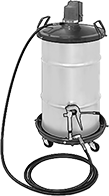 Image of ProductInUse. Front orientation. Grease Dispensers. Air-Powered Container-Mount Grease Dispensers, For 35 lb. Pail, Style A.