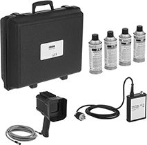 Image of Product. Front orientation. Flaw-Detecting Dyes. UV Light Flaw-Detection Dye Kits.