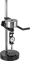 Image of ProductInUse. Operating Stands for Style 3 (Sold Separately). Front orientation. Hardness Tester Operating Stands. Durometer Hardness Testers.
