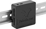 Image of ProductInUse. Shown in Use. Front orientation. PLC Mounting Brackets. Miniature PLCs.