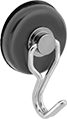 Image of Product. Front orientation. Hanging Hooks. Magnetic-Back Hanging Hooks, Style T.