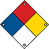 Image of Product. Front orientation. Signs. NFPA Diamond Signs.