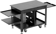 Image of Product. Style B—Back View. Back orientation. Fixture Tables. Fixture Tables for Welding, Tables, Style B.