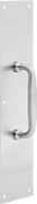 Image of Product. Front orientation. Door Push and Pull Plates. Oval Pull Handles.