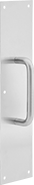 Image of Product. Front orientation. Door Push and Pull Plates. Round Pull Handles.