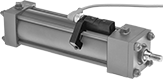 Image of Product. Front orientation. Sensor Switches. Sensor-Ready Hydraulic Cylinders.