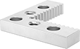 Image of Product. Front orientation. Coordinate Measuring Machine Plates and Fixtures. Fixturing for Parts Inspection, Corner Plates.