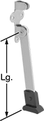 Image of Product. Front orientation. Contains Annotated. Door Holders. Lever-Operated Door-Mount Door Holders, Style 3.