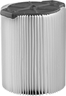 Image of Product. Front orientation. Vacuum Cleaner Filters. Cartridge Filters, Fine-Dust Cartridge Filters.
