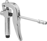 Image of Product. Front orientation. Grease Guns. Pressure-Booster Guns for Container-Mount Grease Dispensers, With Rigid Nozzle, Style A.