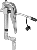 Image of Product. Front orientation. Grease Guns. Pressure-Booster Guns for Container-Mount Grease Dispensers, With Rigid Nozzle, Style B.