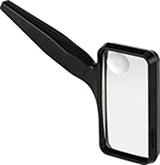 Image of Product. Rectangular Lens. Front orientation. Magnifiers. Magnifying Glasses, Rectangular Lens, Acrylic Plastic Lens, Bifocal Lens.