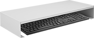 Image of ProductInUse. Monitor Stands. Front orientation. Monitor Stands. Monitor Stands.