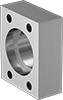 SAE High-Pressure Stainless Steel Unthreaded Pipe Flanges