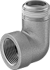 Low-Pressure Stainless Steel Threaded Pipe Fittings with Sealant