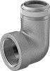 Low-Pressure Stainless Steel Threaded Pipe Fittings with Sealant