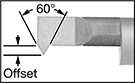 Image of Attribute. Front orientation. ZoomedIn view. Contains Annotated, Border. Lathe Tools. Quick-Change Lathe Tools and Holders, Internal Threading Tools—Right Hand.