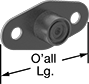 Image of Product. Front orientation. Contains Annotated. Mounted Bearings. Mounted Needle-Roller Bearings with Two-Bolt Flange.