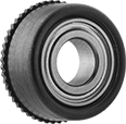 Image of Product. Front orientation. Mounted Bearings. Panel-Mount Ball Bearings.