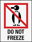Image of Product. Front orientation. Labels. Shipping Labels , Do Not Freeze.