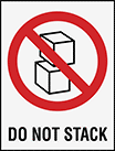Image of Product. Front orientation. Labels. Shipping Labels , Do Not Stack.