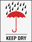 Image of Product. Front orientation. Labels. Shipping Labels , Keep Dry.